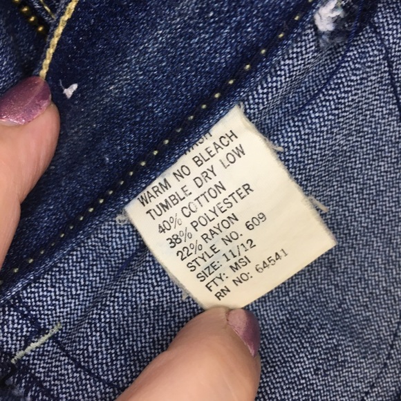 Vintage 80’s Jeans Straight Leg  11/12 - Picture 11 of 14